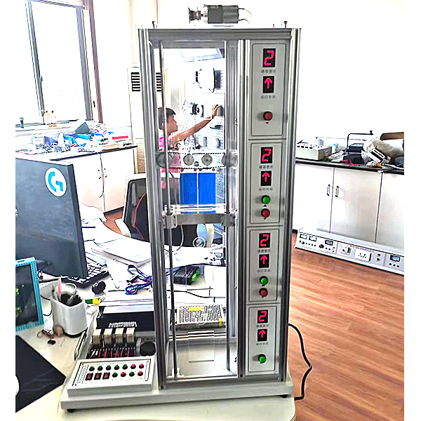 四層仿真電梯PLC控制模型實驗臺(圖1) 四層擬真電梯PLC控制模型實驗臺,工業(yè)液壓綜合實驗裝置